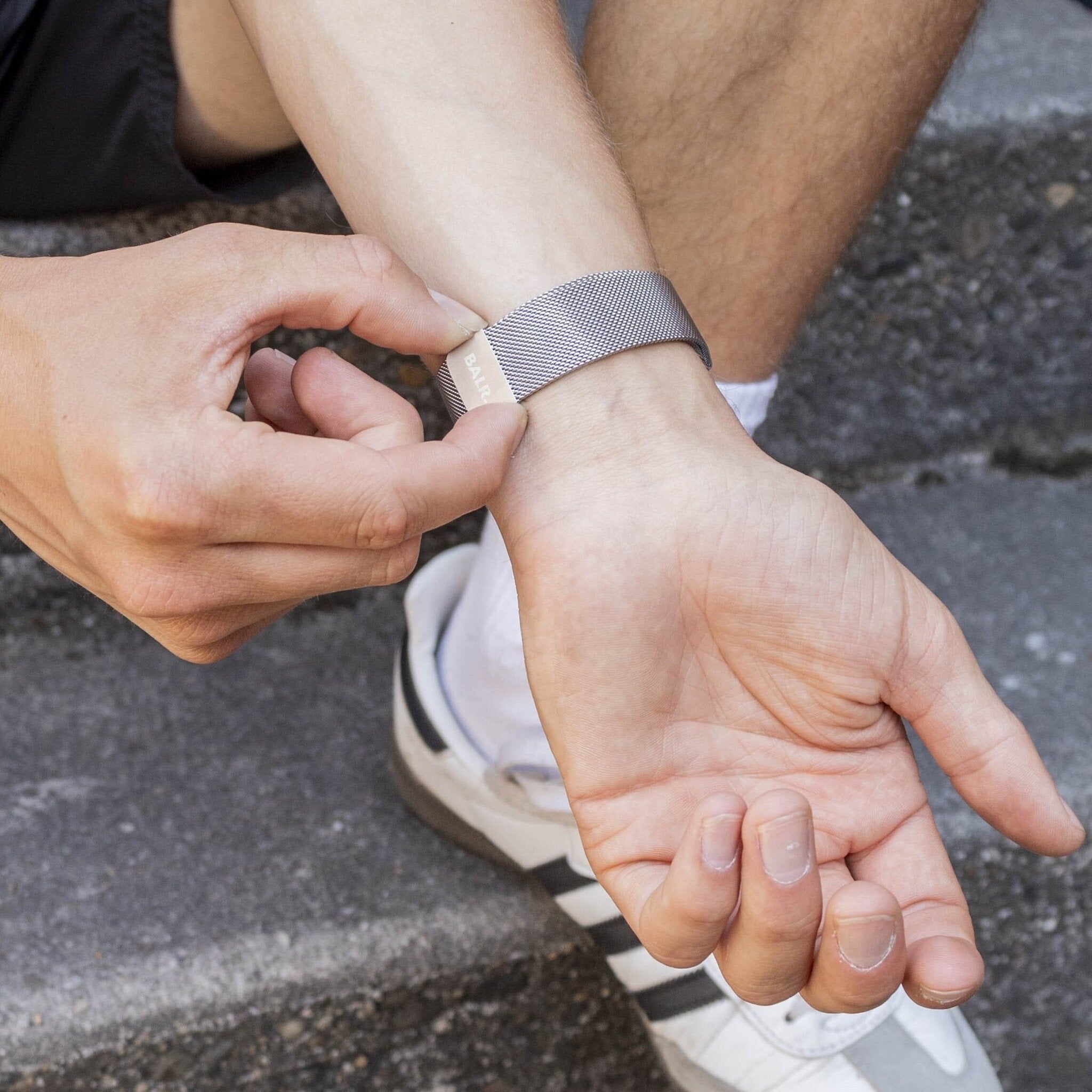 BALR Huawei Watch 3 (Pro) Milanese band (zilver)