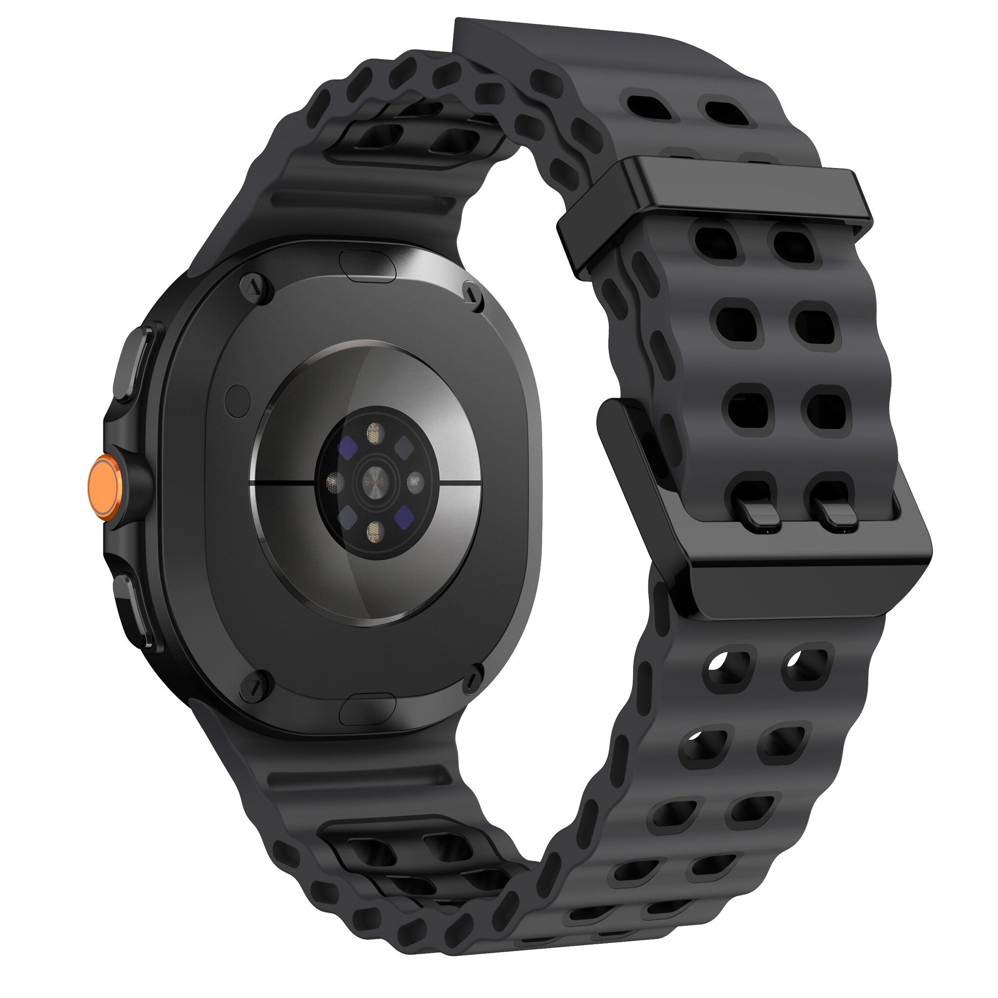 Samsung Galaxy Watch 8 Classic Ocean bandje (donkergrijs/zwart)