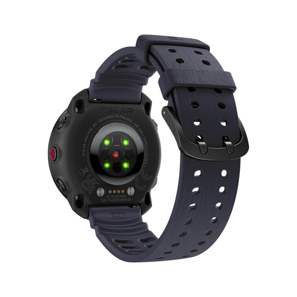 Polar Grit X silicone grain band (donkerblauw)