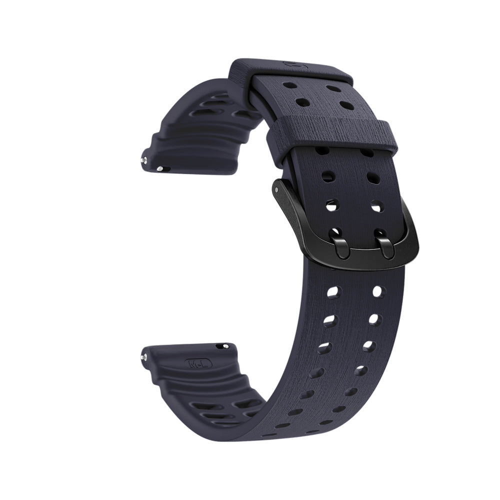 Polar Vantage M Silicone Grain Strap (Dark Blue)