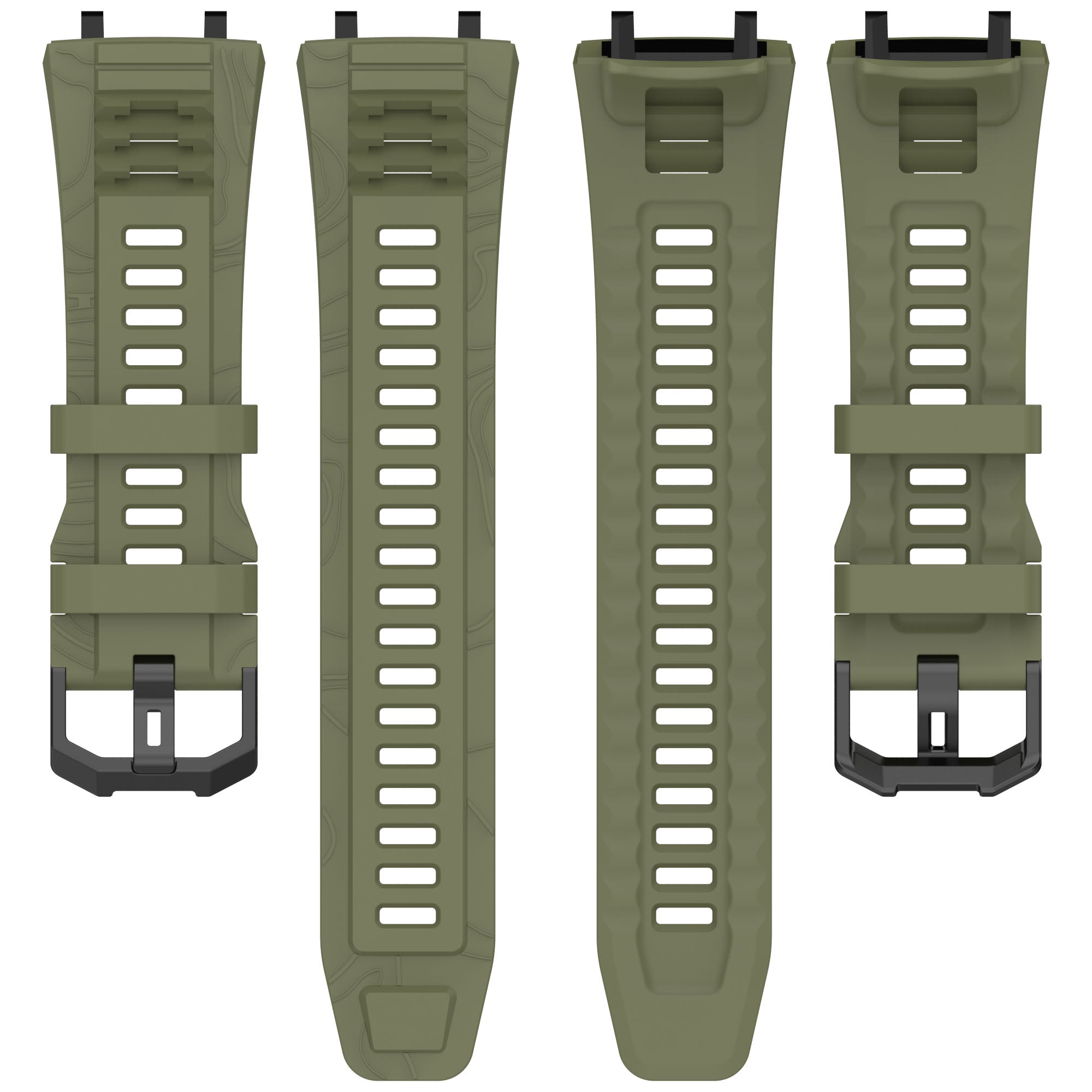 Amazfit T-Rex 3 siliconen bandje (donkergroen)