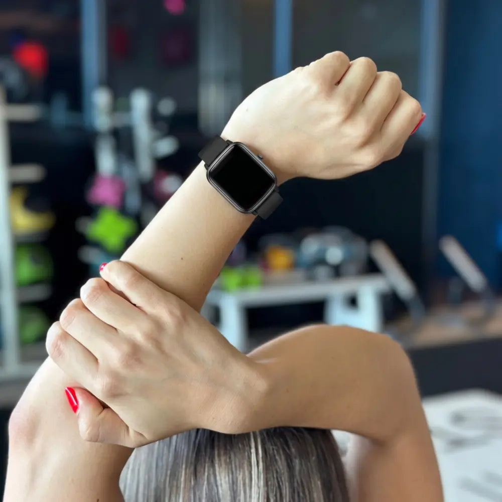 ID205L siliconen bandje (zwart)