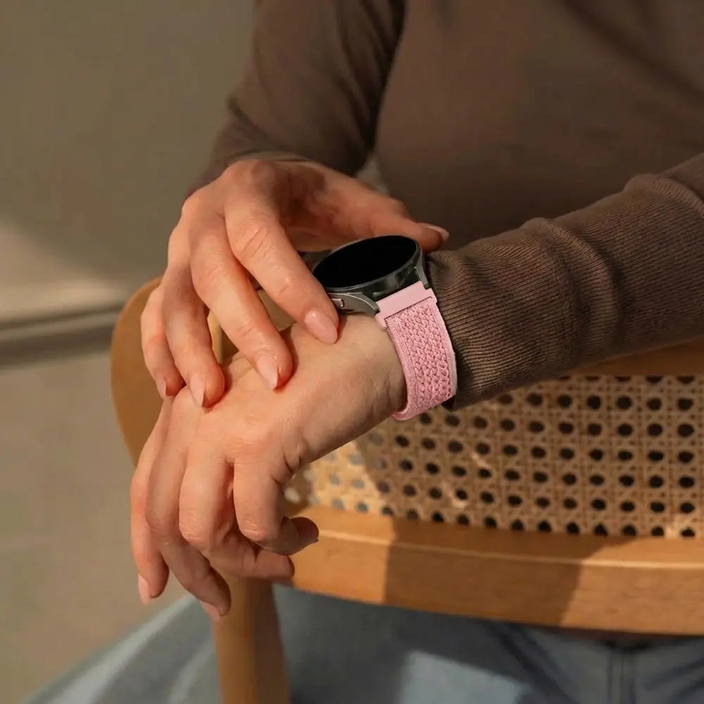 Bandz Polar Ignite 2 vintage nylon band (roze)