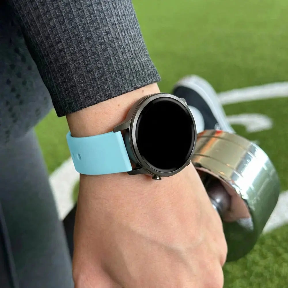 Bandz Garmin Forerunner 245 sport band 'Deluxe' (lichtblauw)