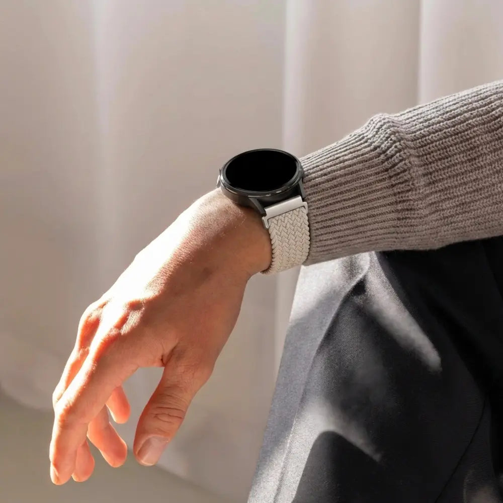 Bandz Garmin Approach S50 gevlochten band 'Parachute' (sterrenlicht)