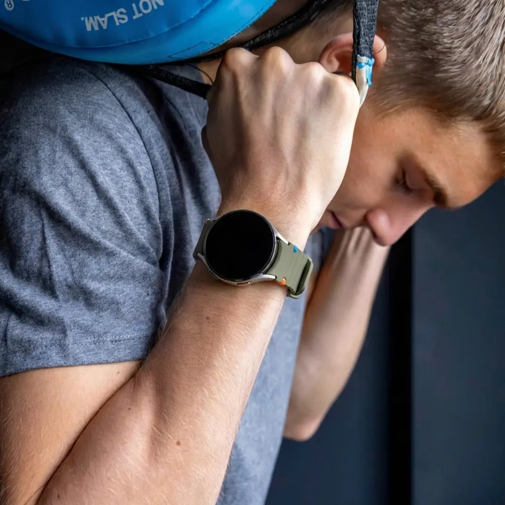 Bandz Samsung Galaxy Watch 7 - 40mm Wave Strap 'Easy Fit' (Green)