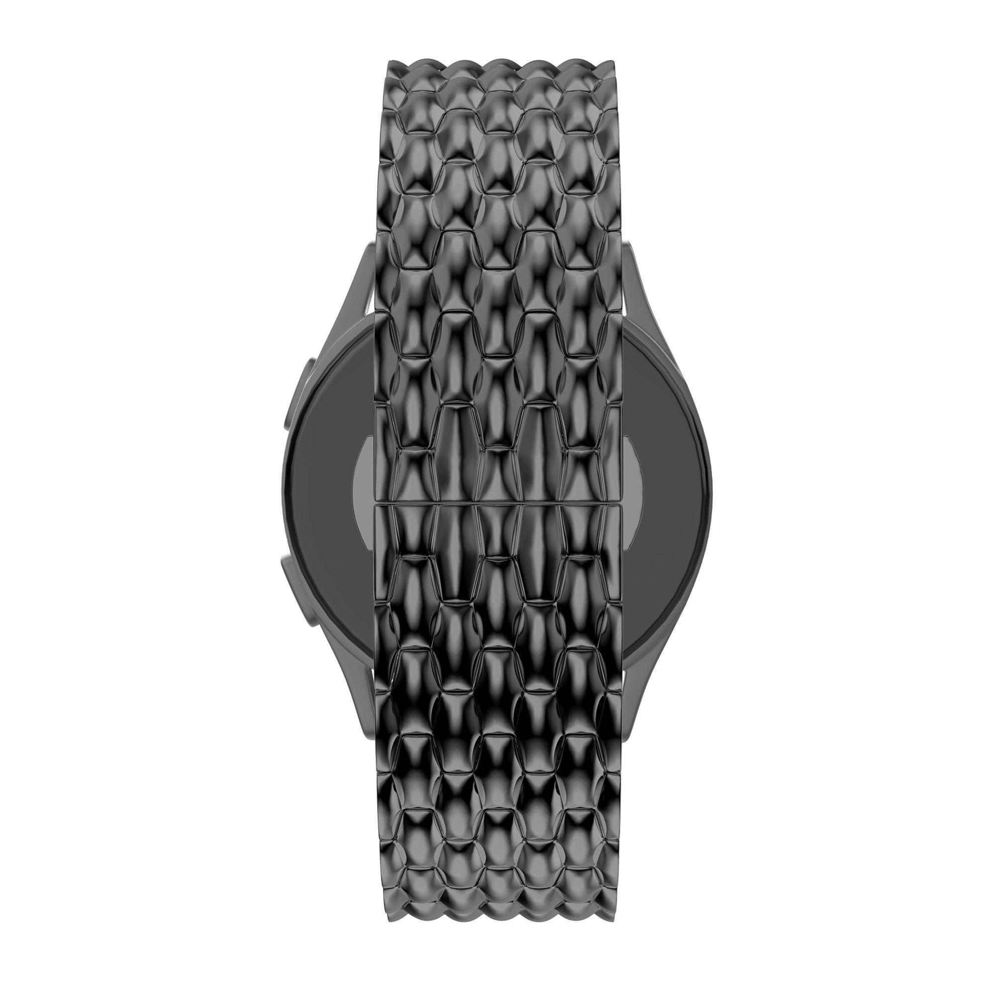 Bandz Garmin Venu stalen band 'Dragon' (zwart)