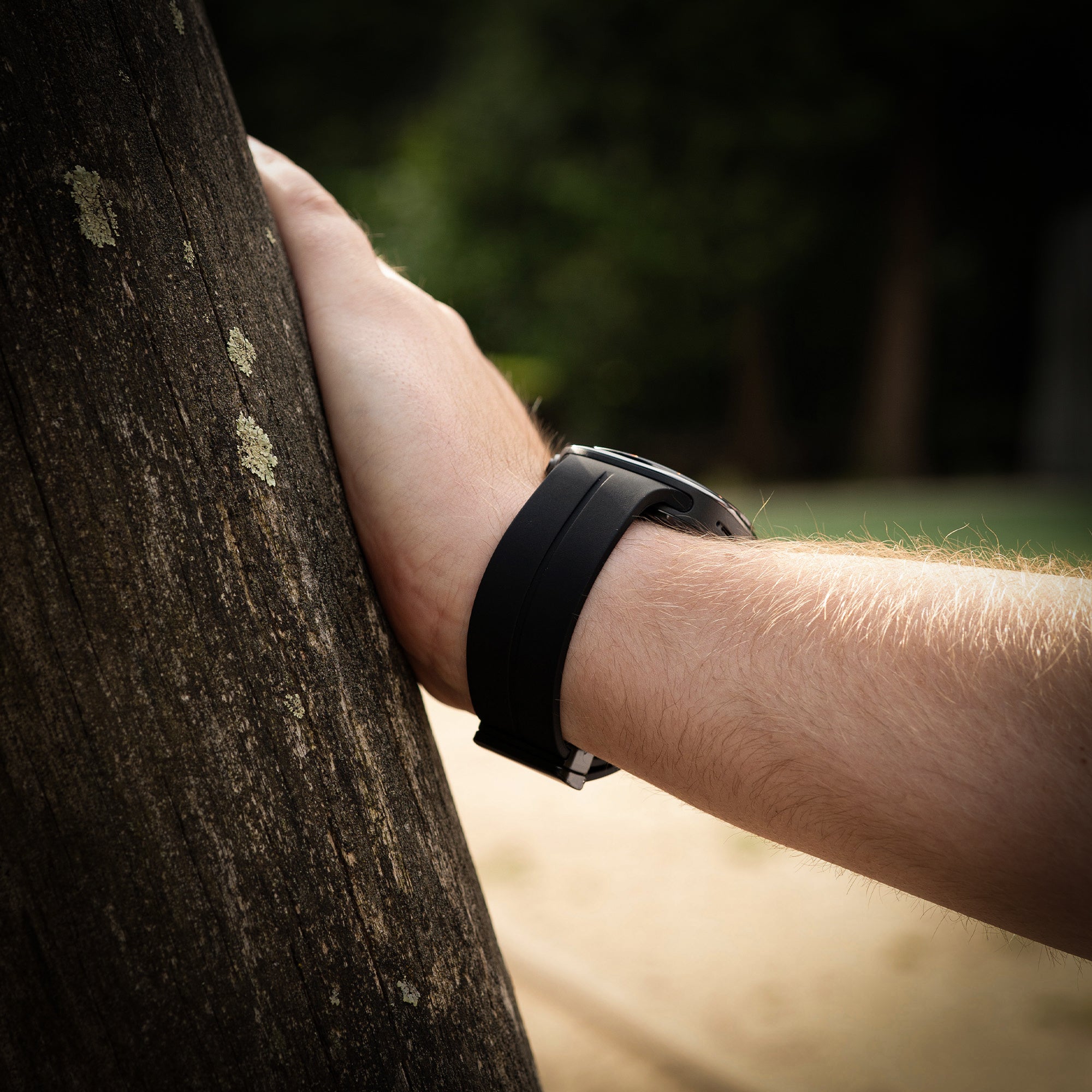 Samsung Galaxy Watch Ultra sport band met D-buckle (zwart)