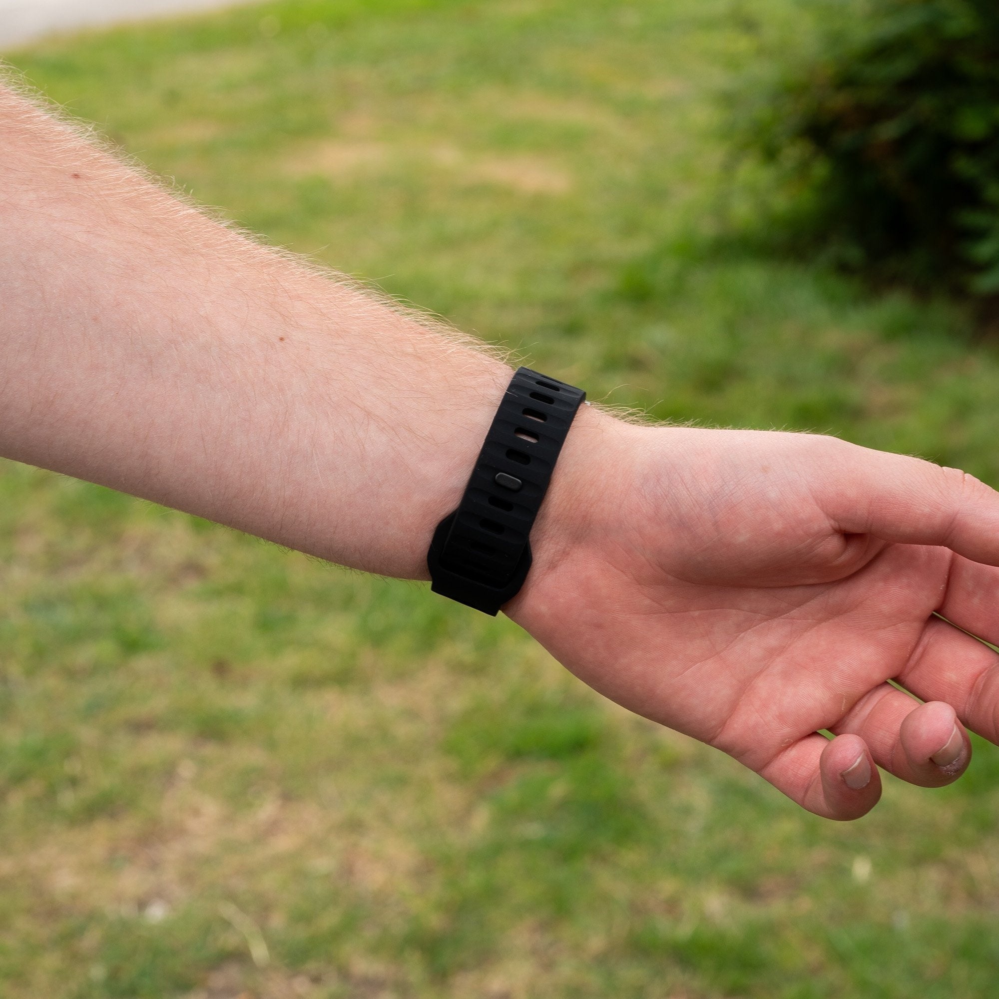 Coros Apex 42mm outdoor siliconen bandje (zwart)