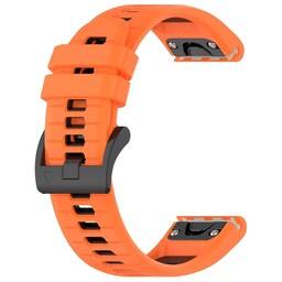 Garmin Instinct 3 - 45mm sport gesp band (oranje/zwart)