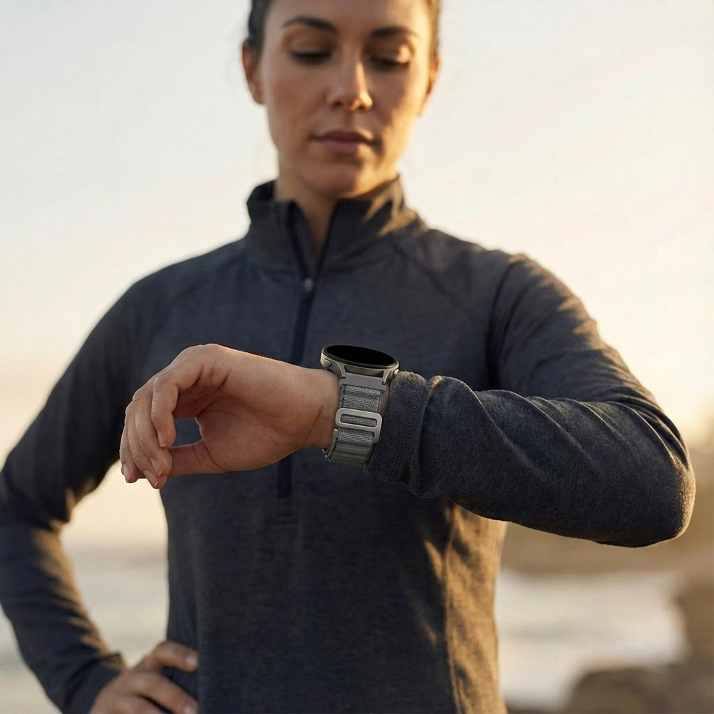 Bandz Suunto Vertical Alpine nylon band (grijs)