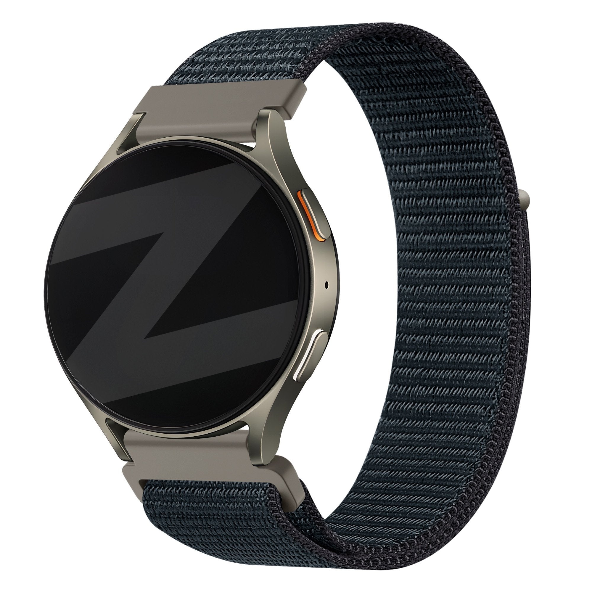 Bandz Huawei Watch GT nylon band 'Easy fit' (grijsblauw)