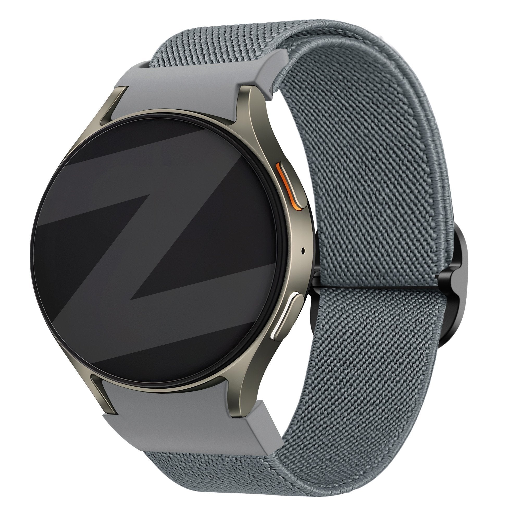 Bandz Samsung Galaxy Watch 6 Classic - 43mm elastische band 'Easy fit' (grijsblauw)