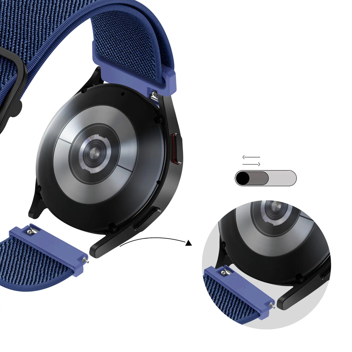 Bandz ICE Smart ST 2.0 Round 1.20 elastisch bandje (donkerblauw)