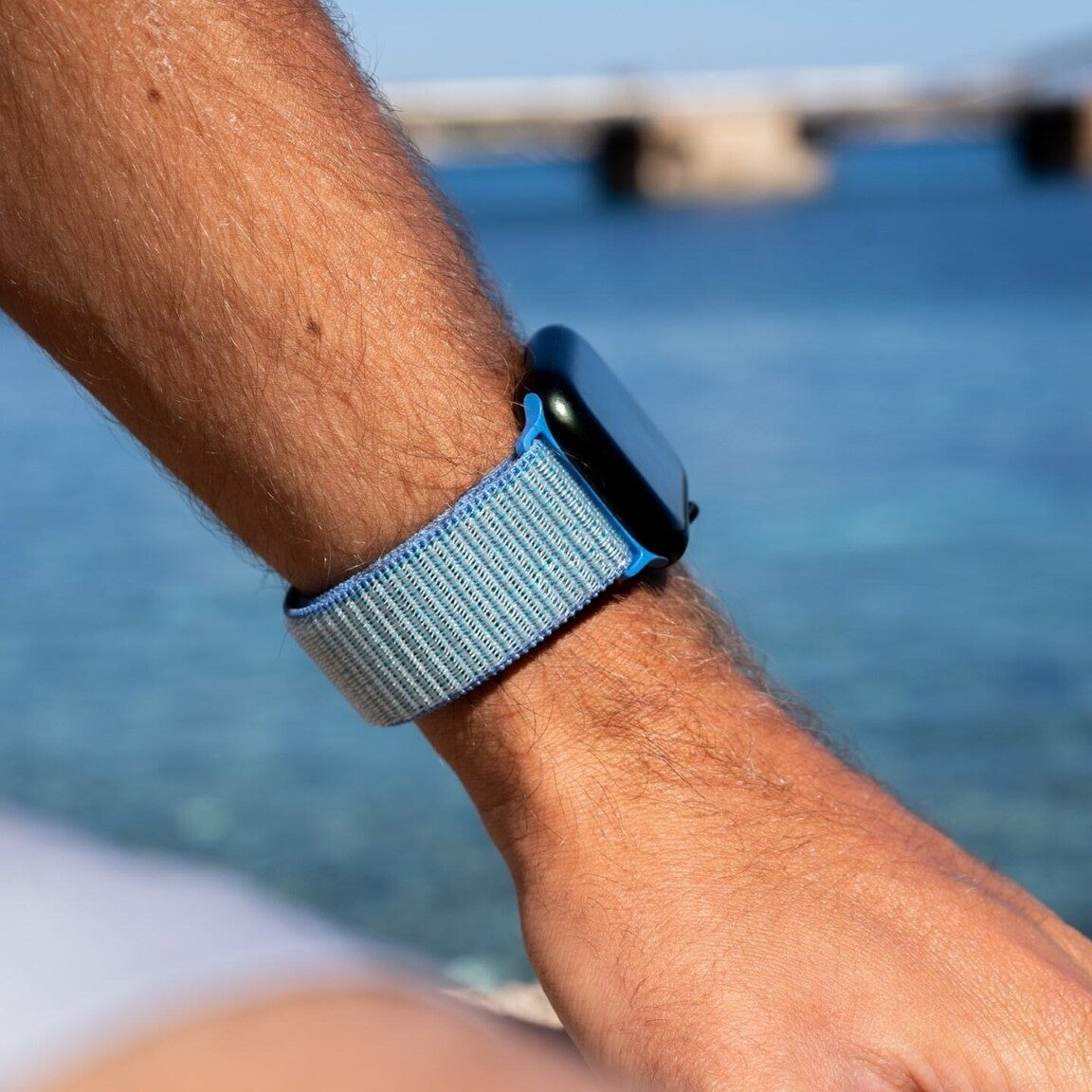 OnePlus Watch 3 - 43mm nylon band (blauw)