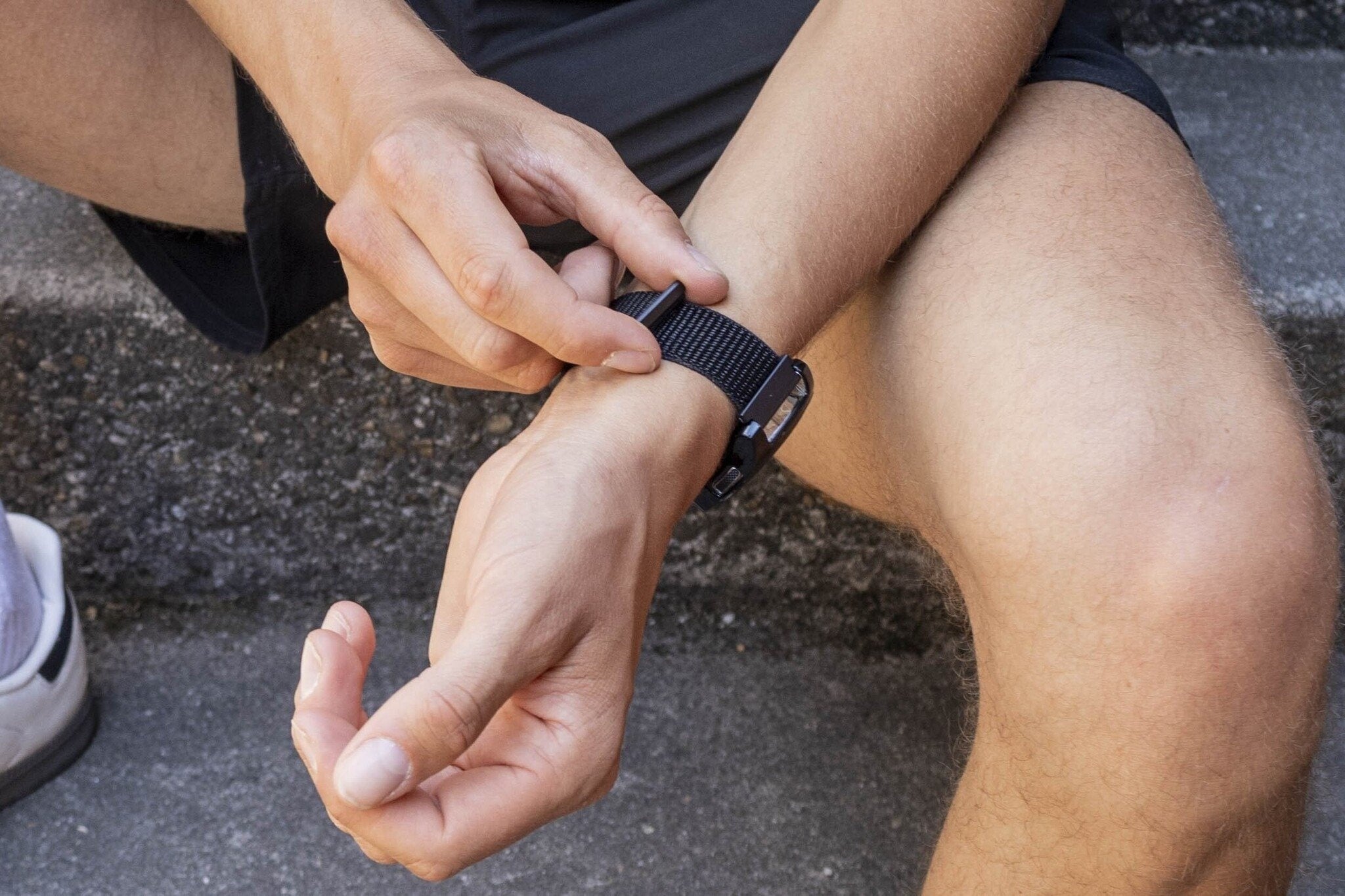 BALR Amazfit GTR 2 nylon band (zwart)