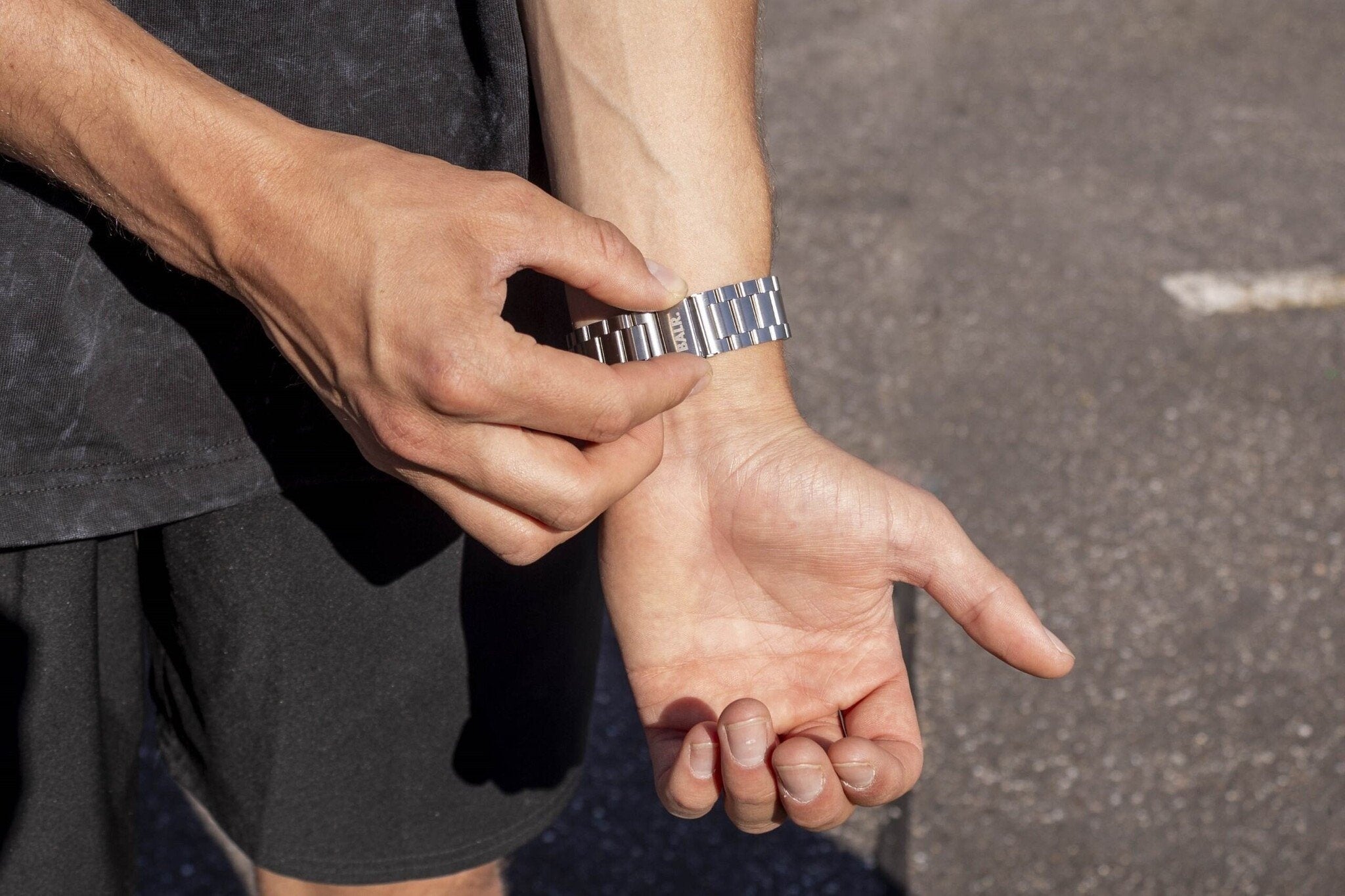 BALR Amazfit GTS 2 stalen band (zilver)