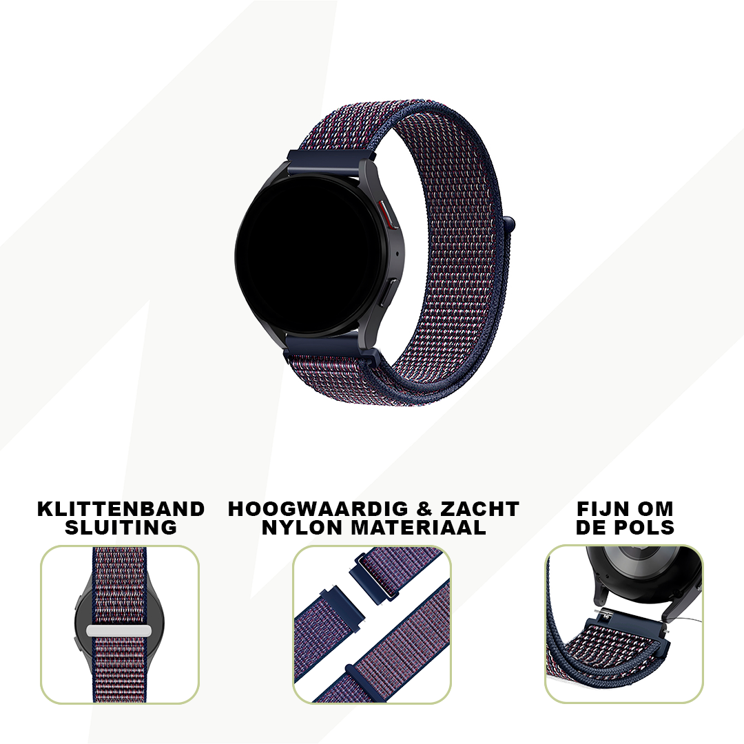 Bandz Garmin Vivoactive 3 nylon loop band (indigo)