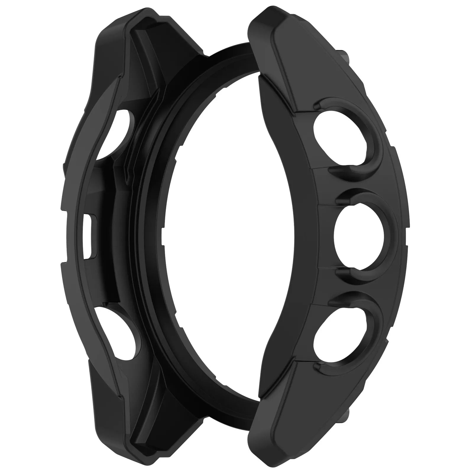 Garmin Fenix 8 - 47mm AMOLED Rugged TPU case (zwart/rood)