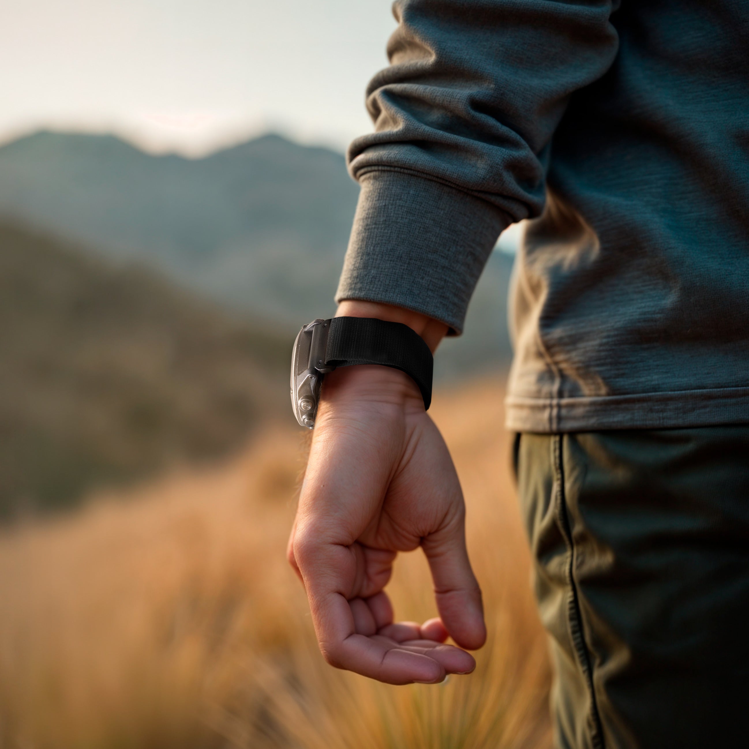 Garmin Quatix 3 / 6x / 7x Solar Alpine band (zwart)