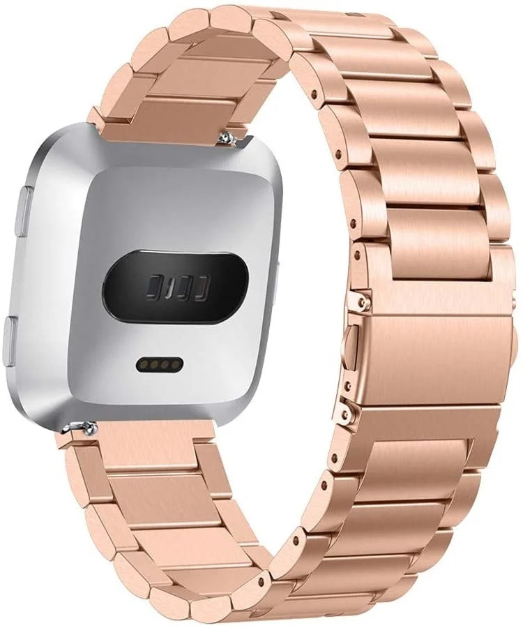 Fitbit Versa (2) stalen band (rosé goud)