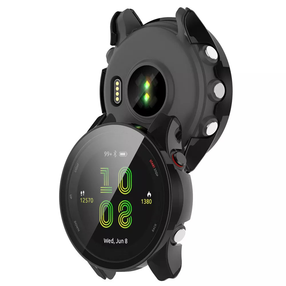 Garmin Forerunner 255 hard case met glas (zwart)