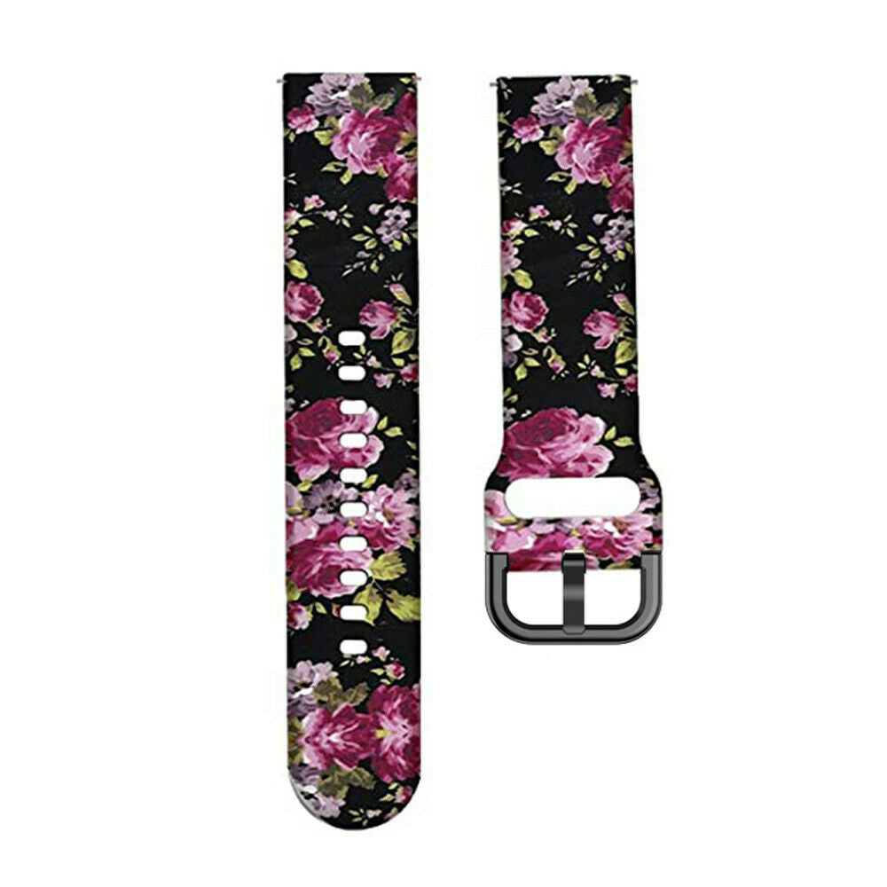 Pink Flower Amazfit Active 2 bandje