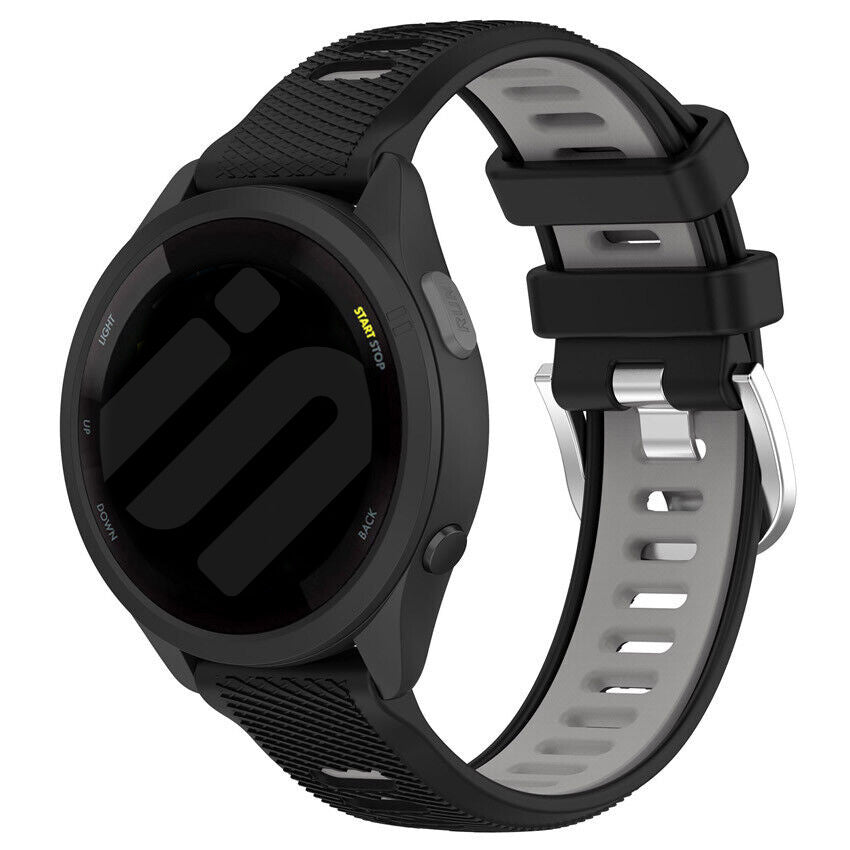 Garmin Forerunner 645 sport gesp bandje (zwart/grijs)