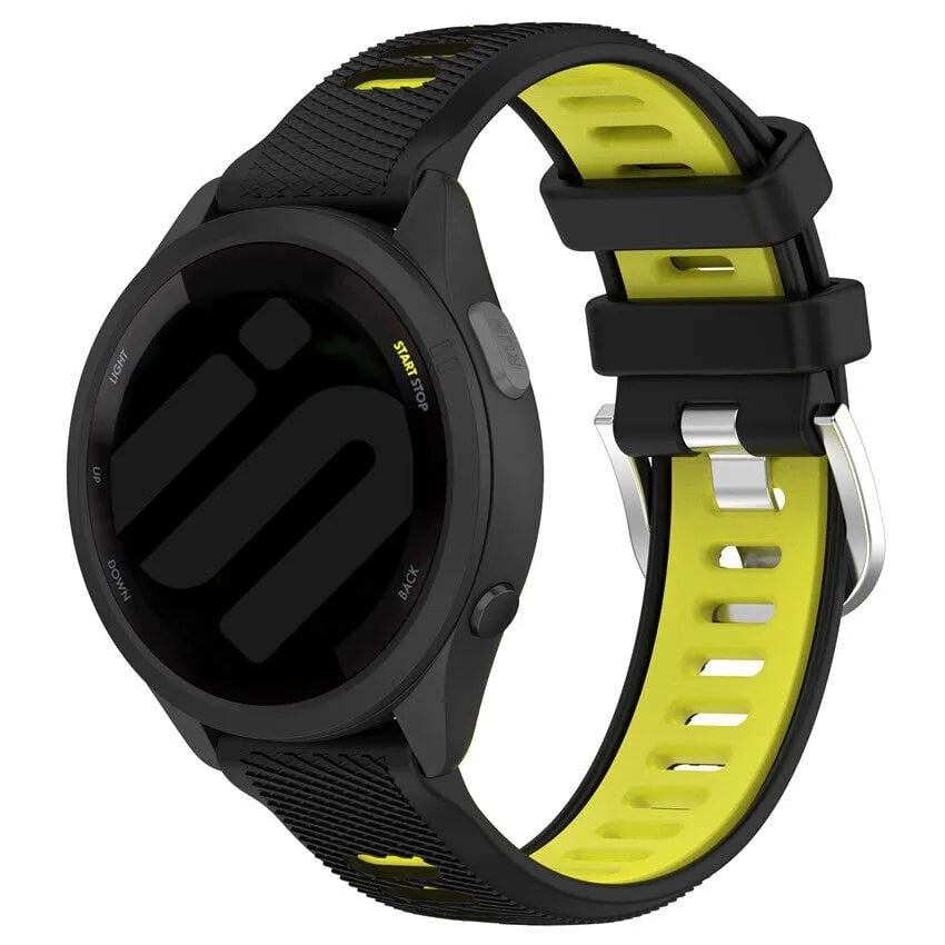 Coros Pace Pro sport gesp bandje (zwart/geel)