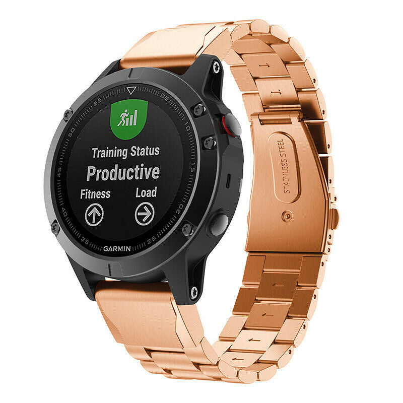 Garmin MARQ stalen band (rosé goud)