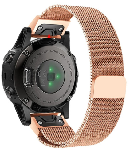 Garmin Descent Mk3(i) - 43mm Milanese band (rosé goud)