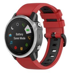 Garmin Instinct E - 40mm sport gesp band (rood/zwart)