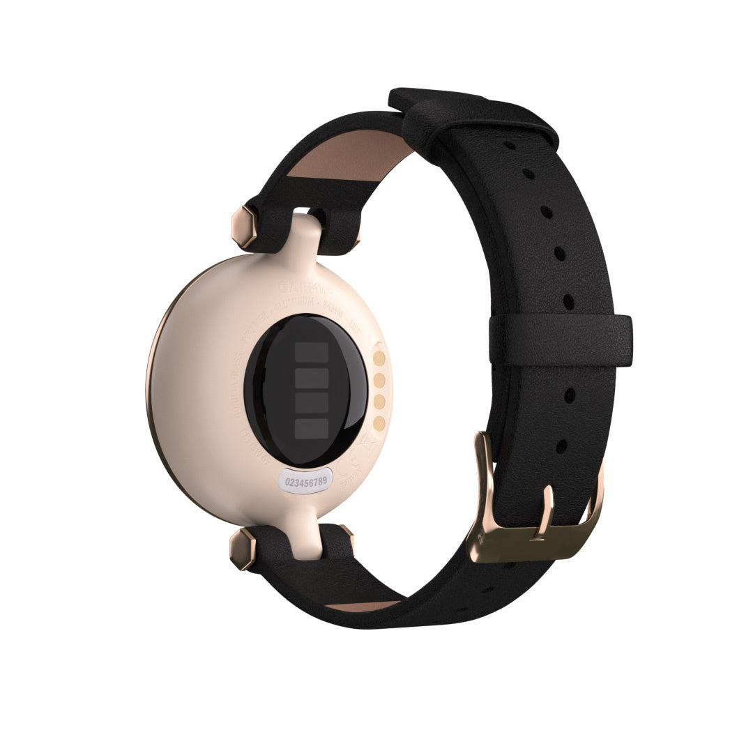 Garmin Lily leren bandje (zwart)