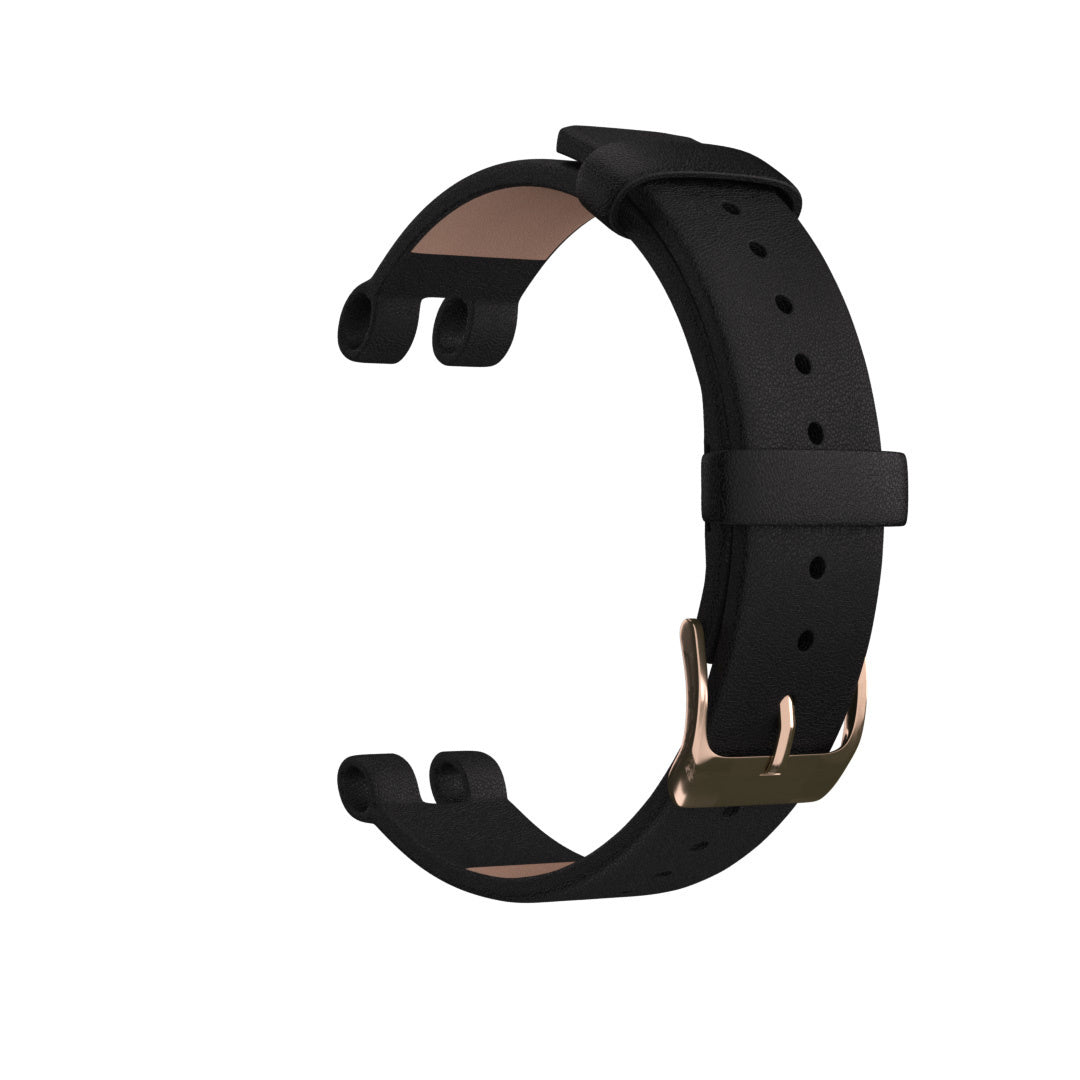 Garmin Lily leren bandje (zwart)