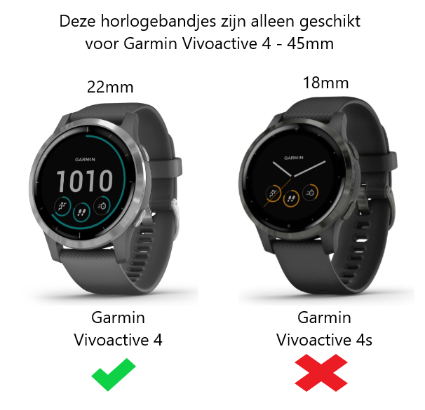 Garmin Venu 4 - 45mm siliconen bandje (donkerblauw)