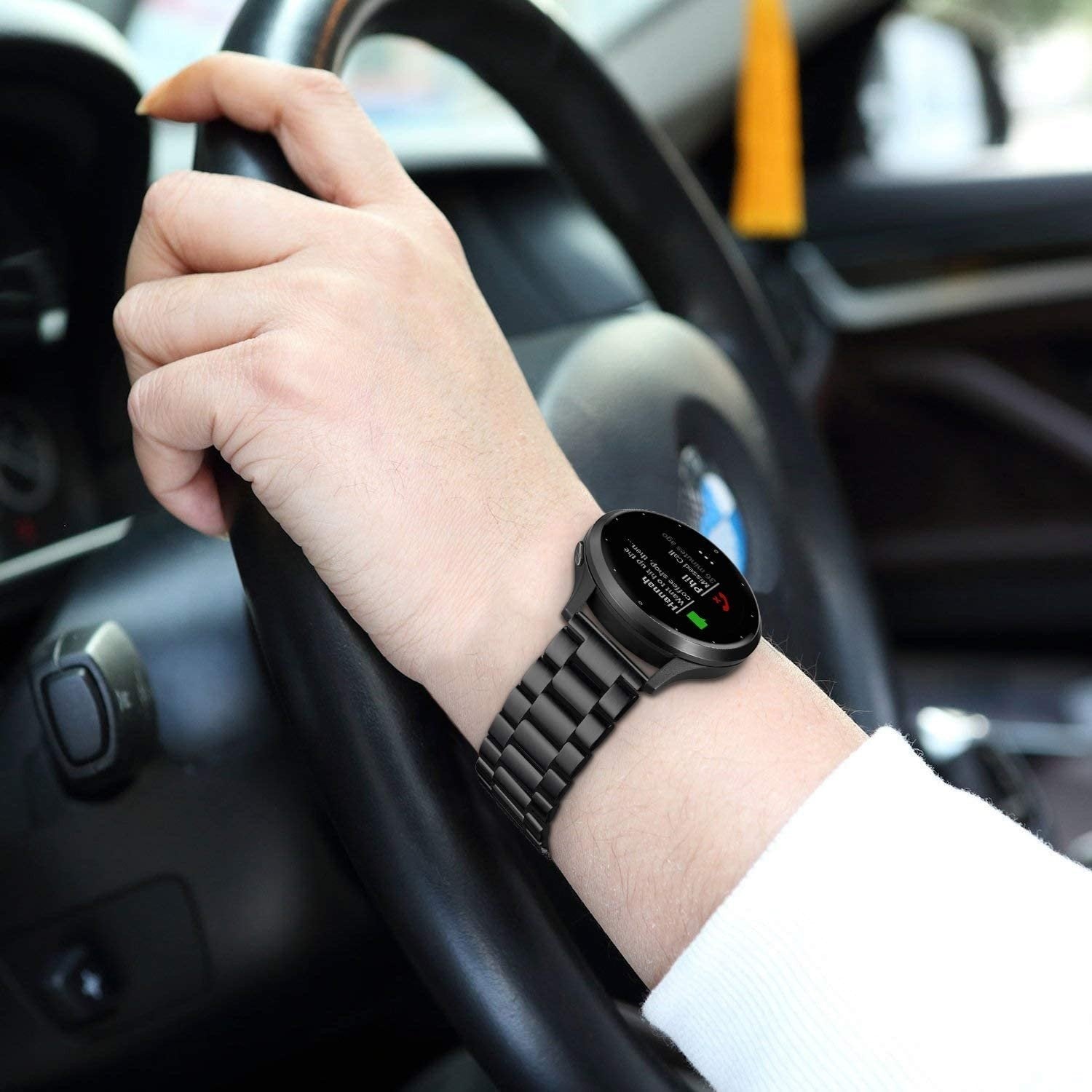 Polar Vantage M stalen band (zwart)