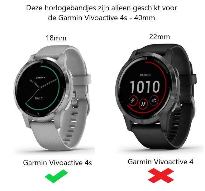 Garmin Forerunner 255s gevlochten band met P-buckle (regenboog)