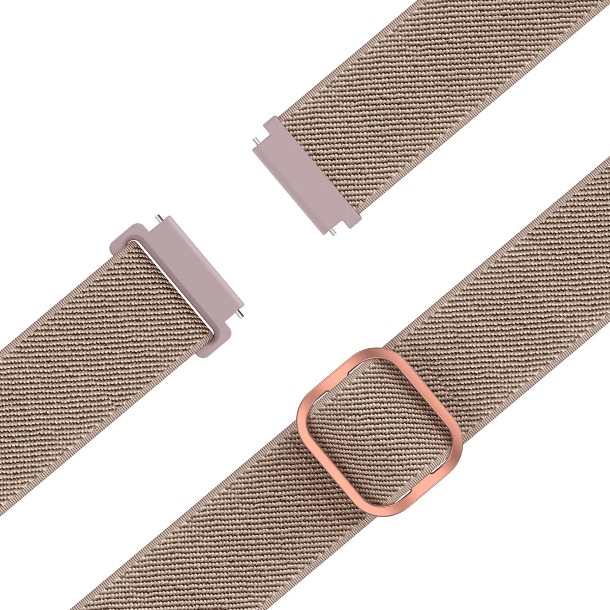 Nylon Elastic Strap, milk tea
