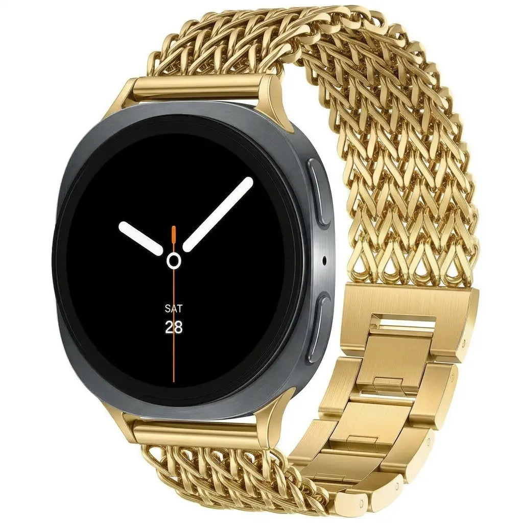 Samsung Galaxy Watch 8 - 40mm Metal Mesh Strap (Gold)