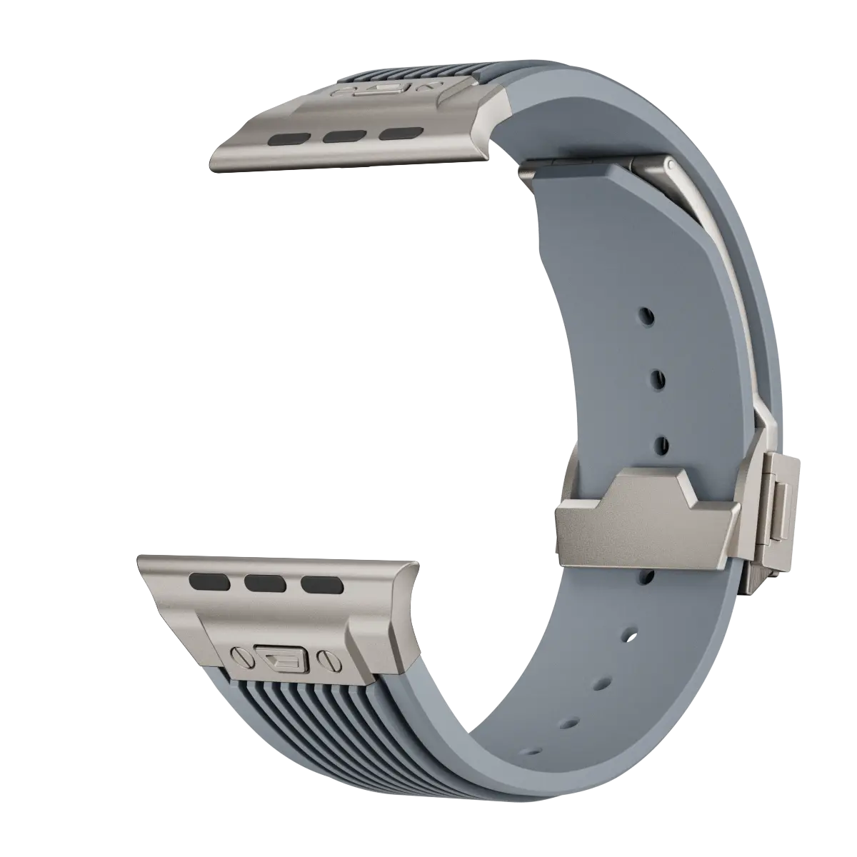 Liquid Elastic Silicone Strap, grey