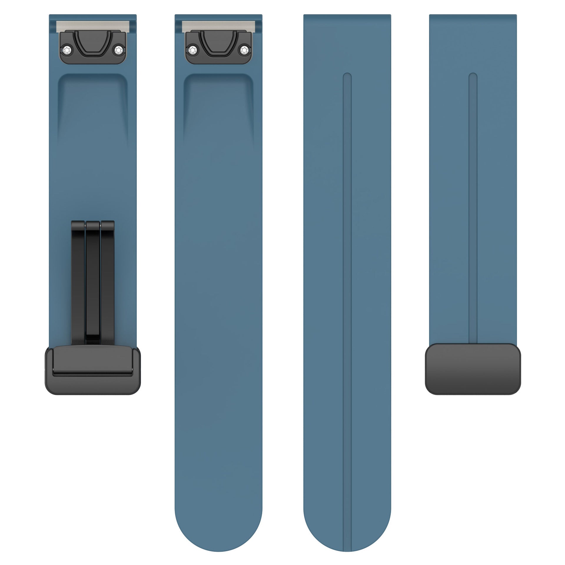 Garmin Instinct 3 - 45mm sport band met D-buckle (grijsblauw)