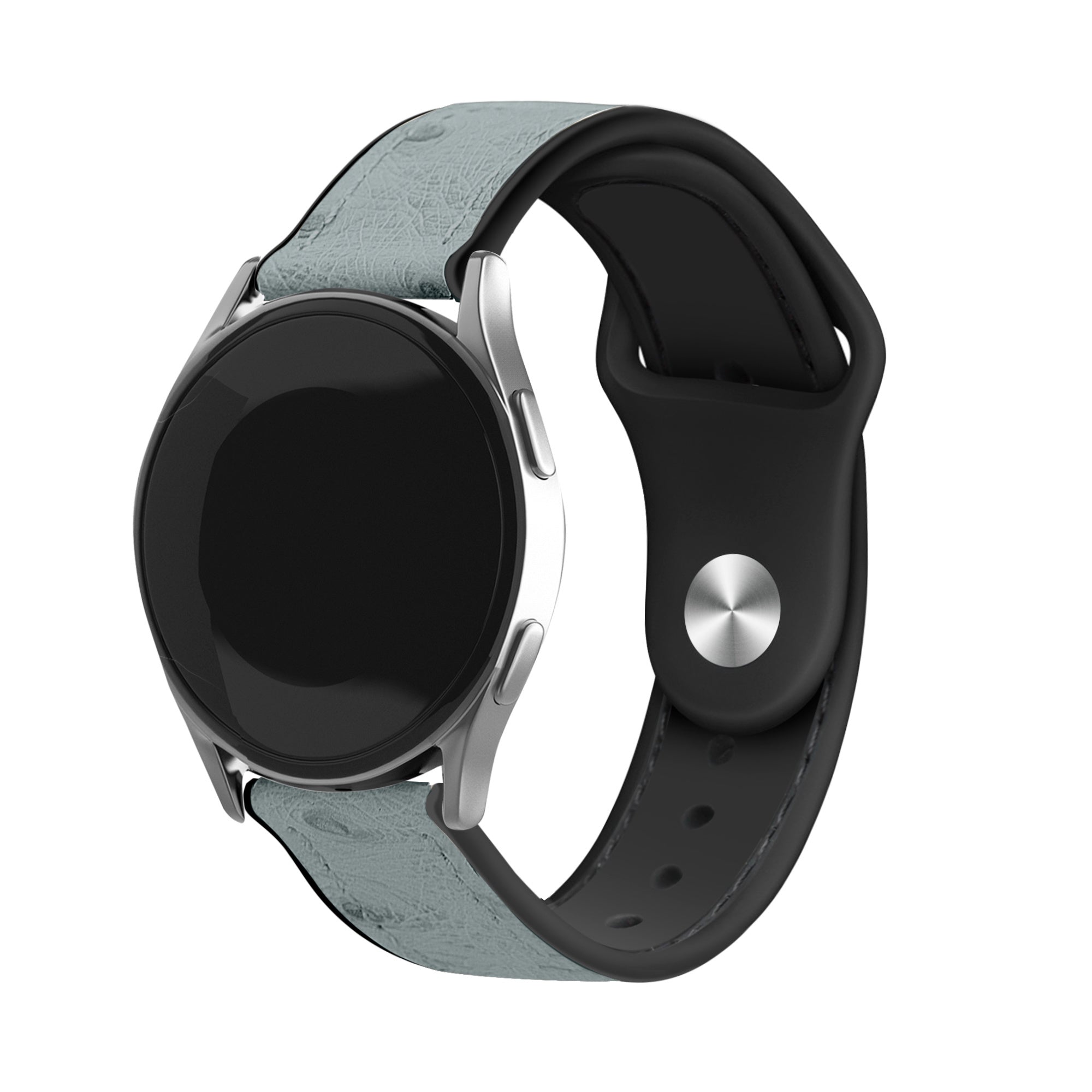 Withings ScanWatch Nova leren hybrid bandje (grijs)