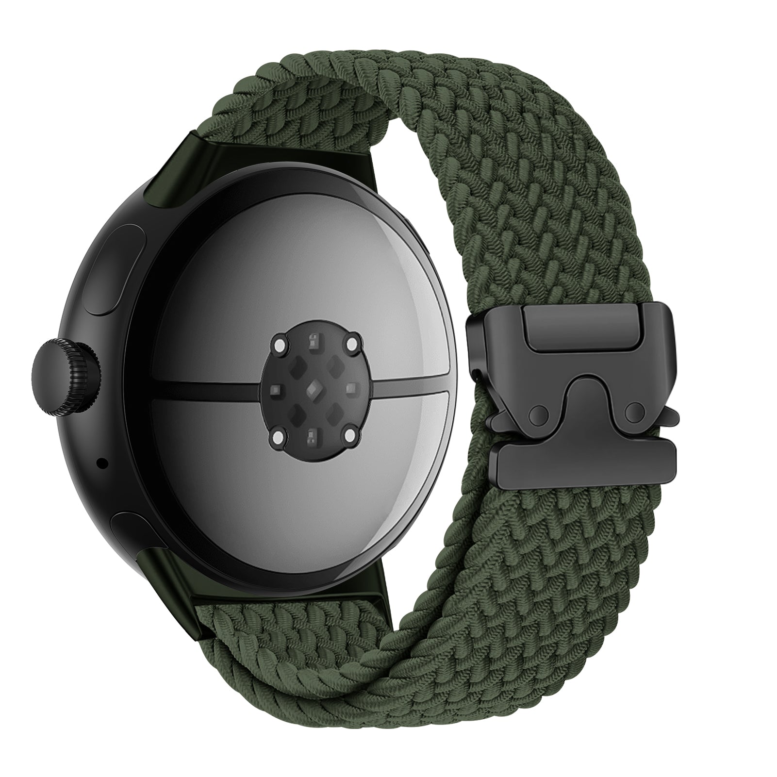 Google Pixel Watch 4 - 45mm gevlochten band met P-buckle (groen)