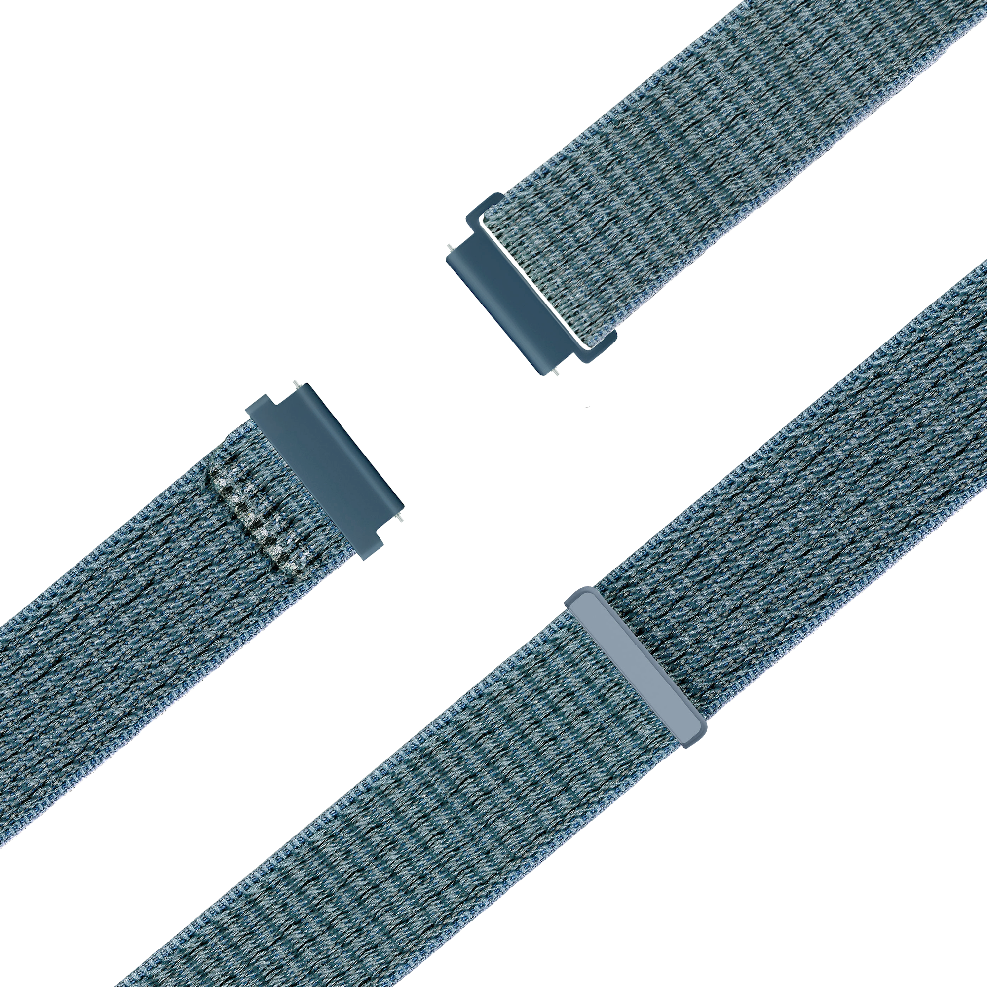 Bandz Garmin Venu 2s nylon loop band (groen-grijs)