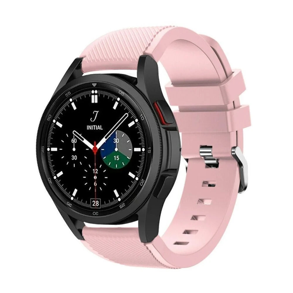 Samsung Galaxy Watch 4 Classic 46mm siliconen bandje (roze)