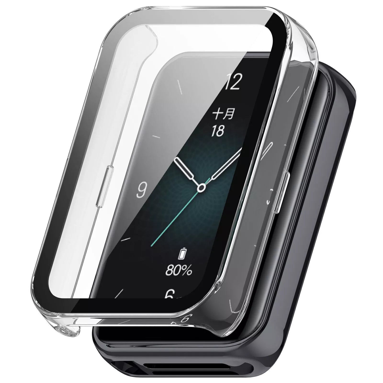 Honor Band 9 PC case met glas (transparant)