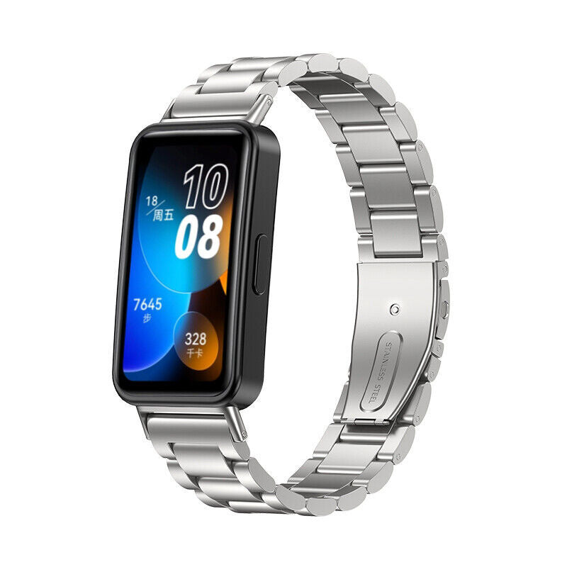 Huawei Band 10 stalen band (zilver)