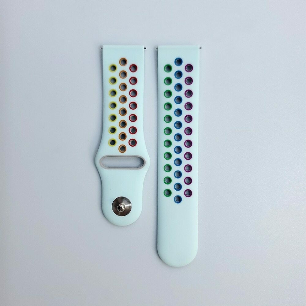 Amazfit Bip 3 (Pro) Sport Strap (Light Blue/Colourful)