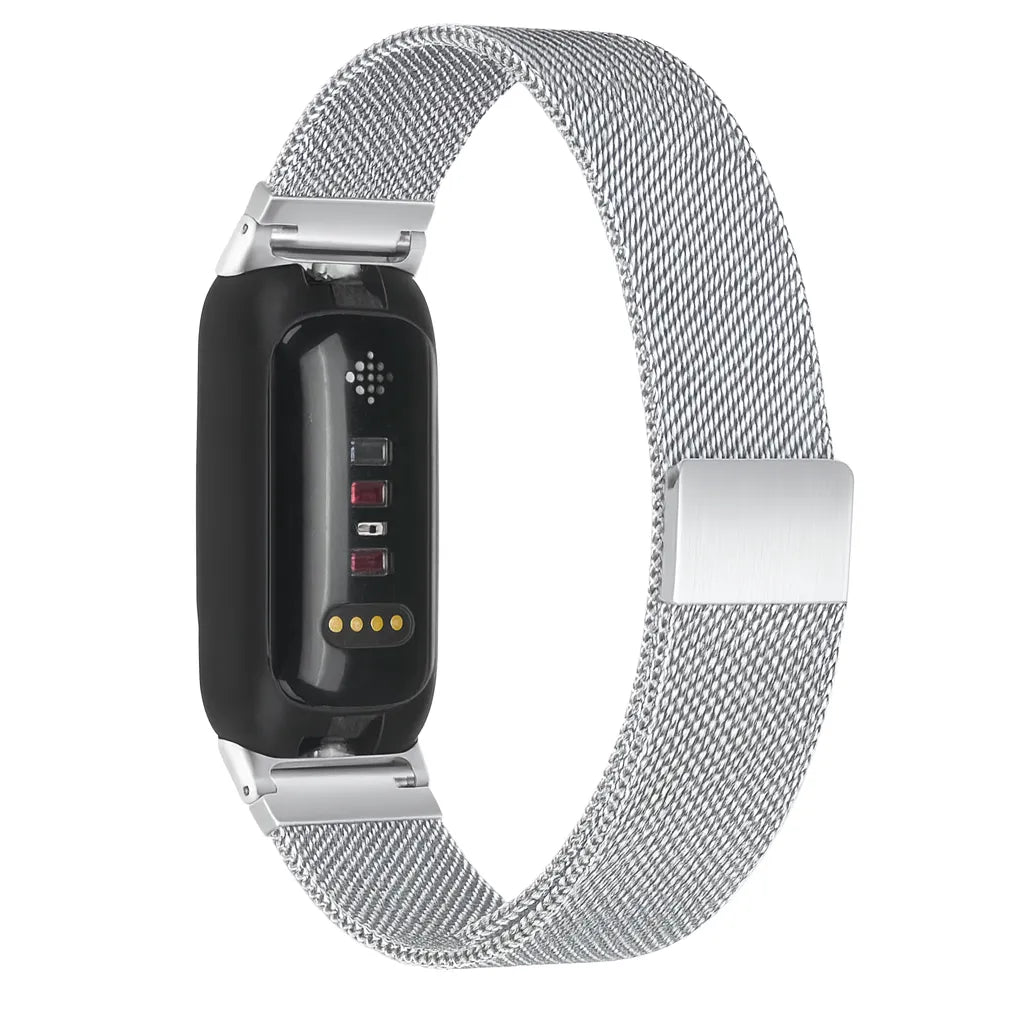 Fitbit Inspire 3 Milanese band (zilver)