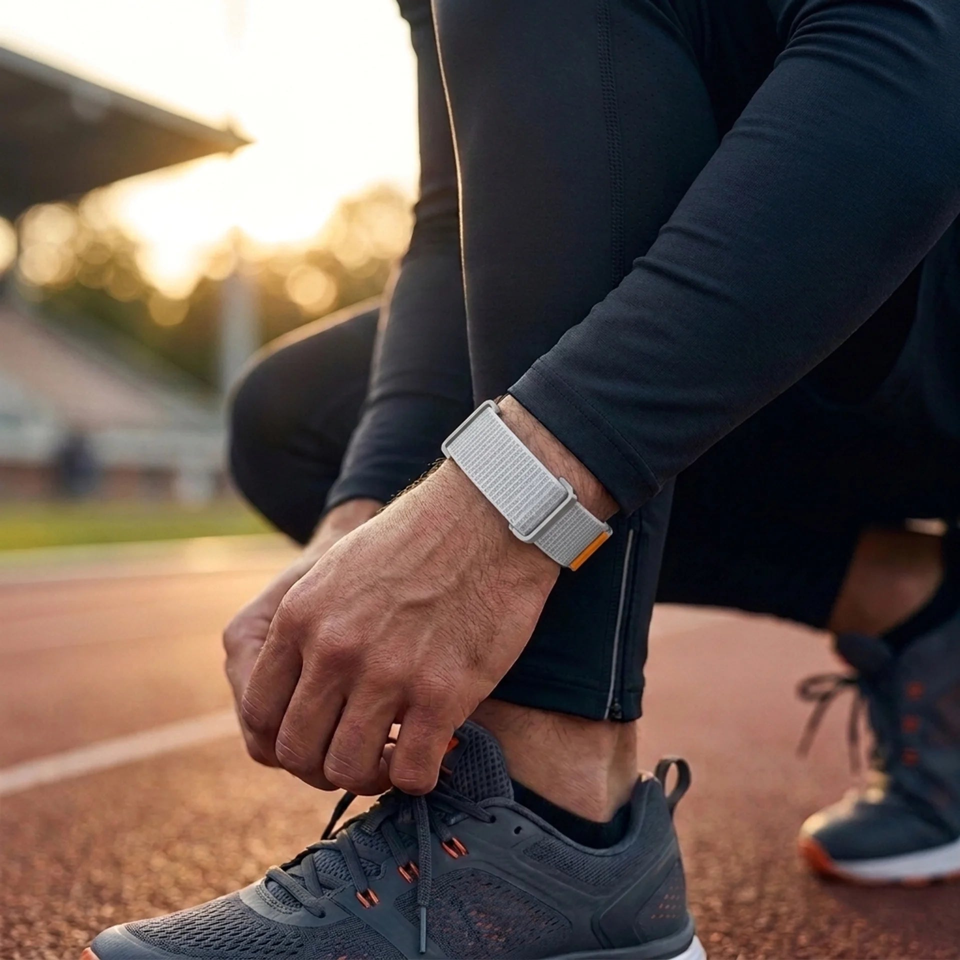 Fitbit Air nylon band met frame (zeeschelp)